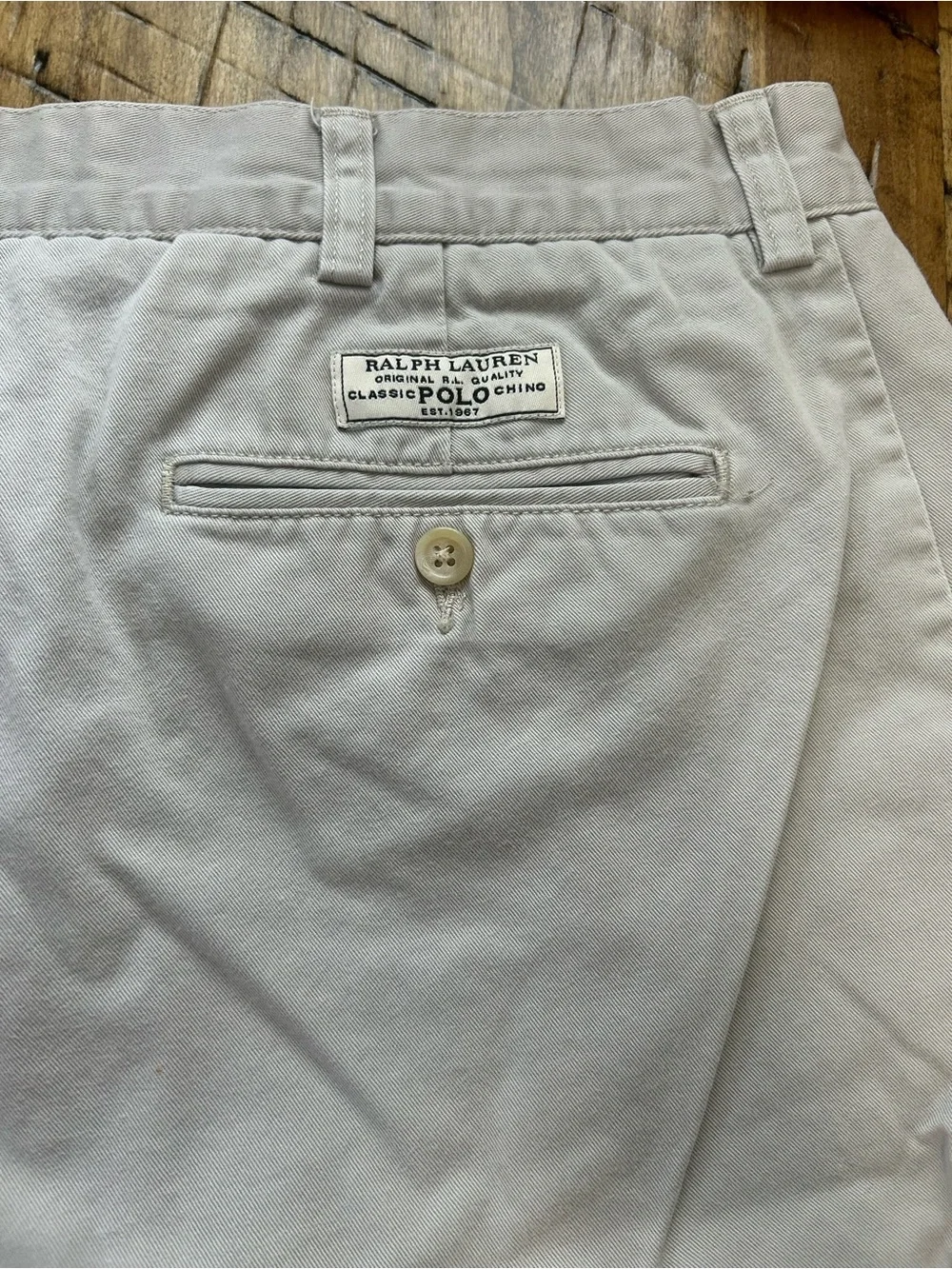 Ralph Lauren polo men’s chino shorts size 35. Cotton. Gently worn.